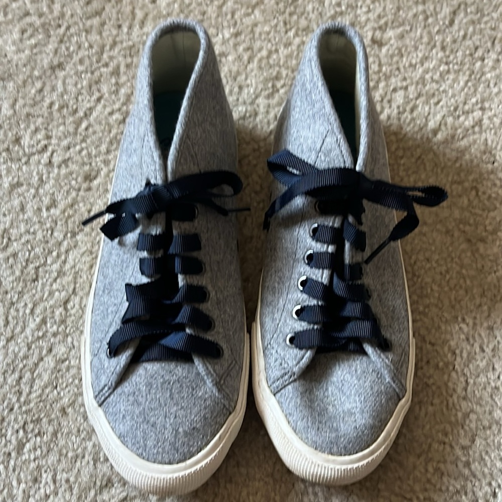 SeaVees California Special Grey Wool mid-tops 8